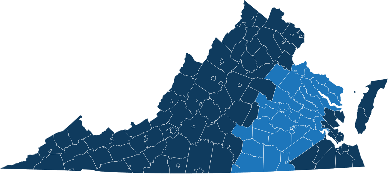 Map of Virginia